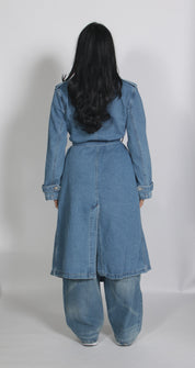 Jeans trenchcoat