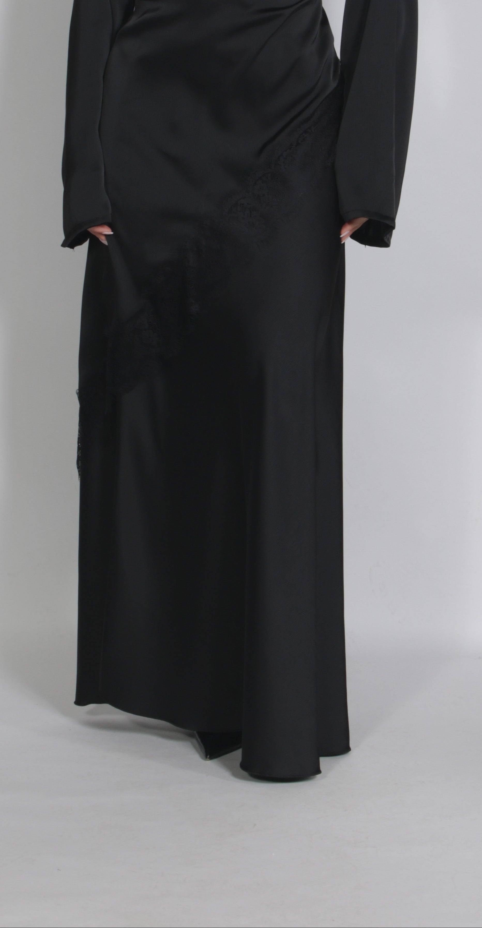 Silk Skirt Black (PRE ORDER)