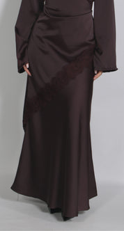 Silk Skirt Brown (PRE ORDER)