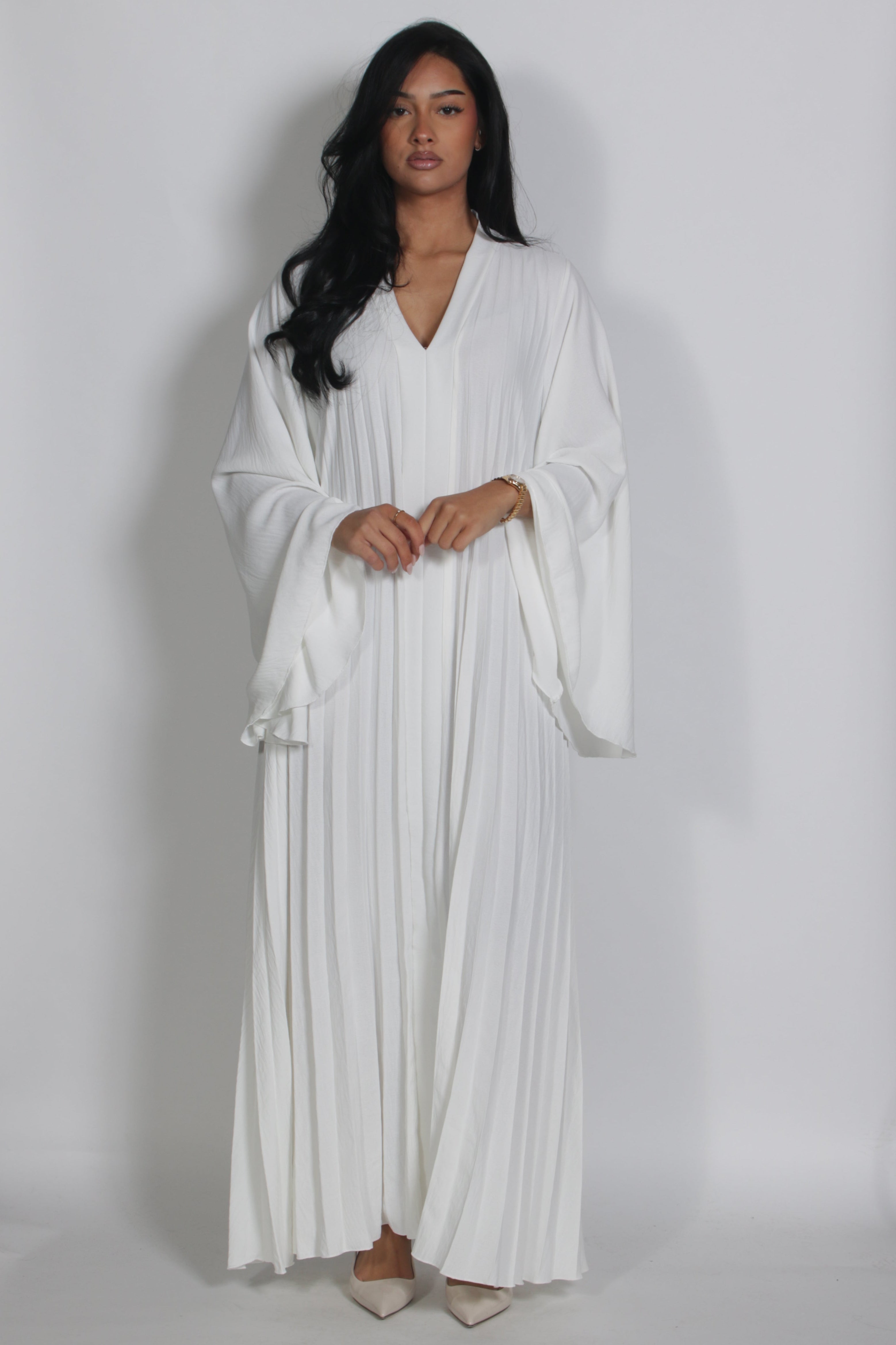 Plissé Dress White (PRE ORDER)