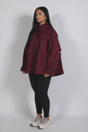 Short trench Bordeaux