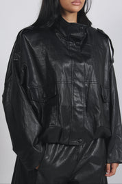 Amber Bomber Black