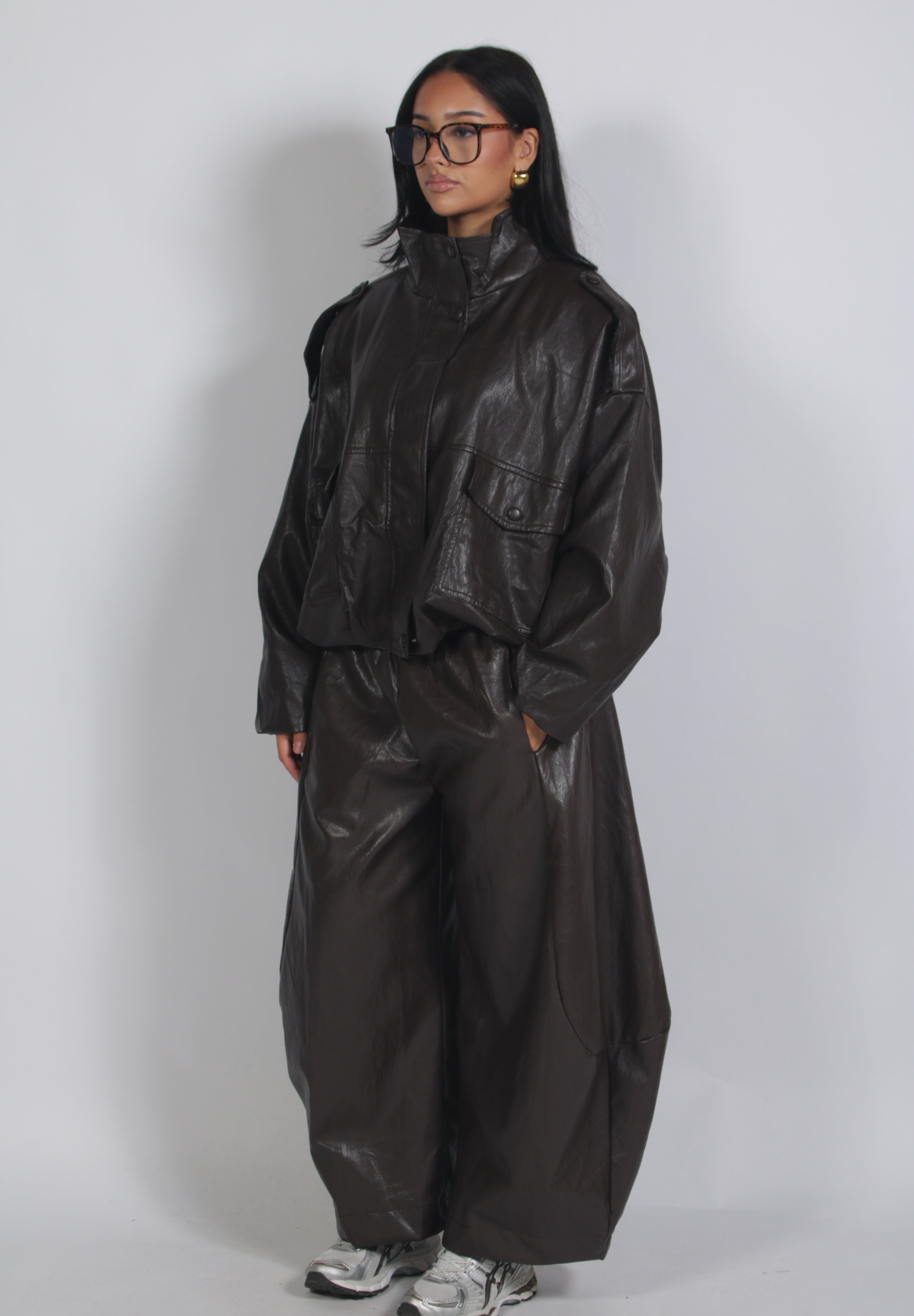 Amber Bomber Brown