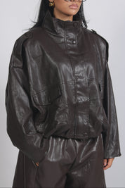 Amber Bomber Brown