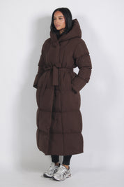 Hooded puffer Brown