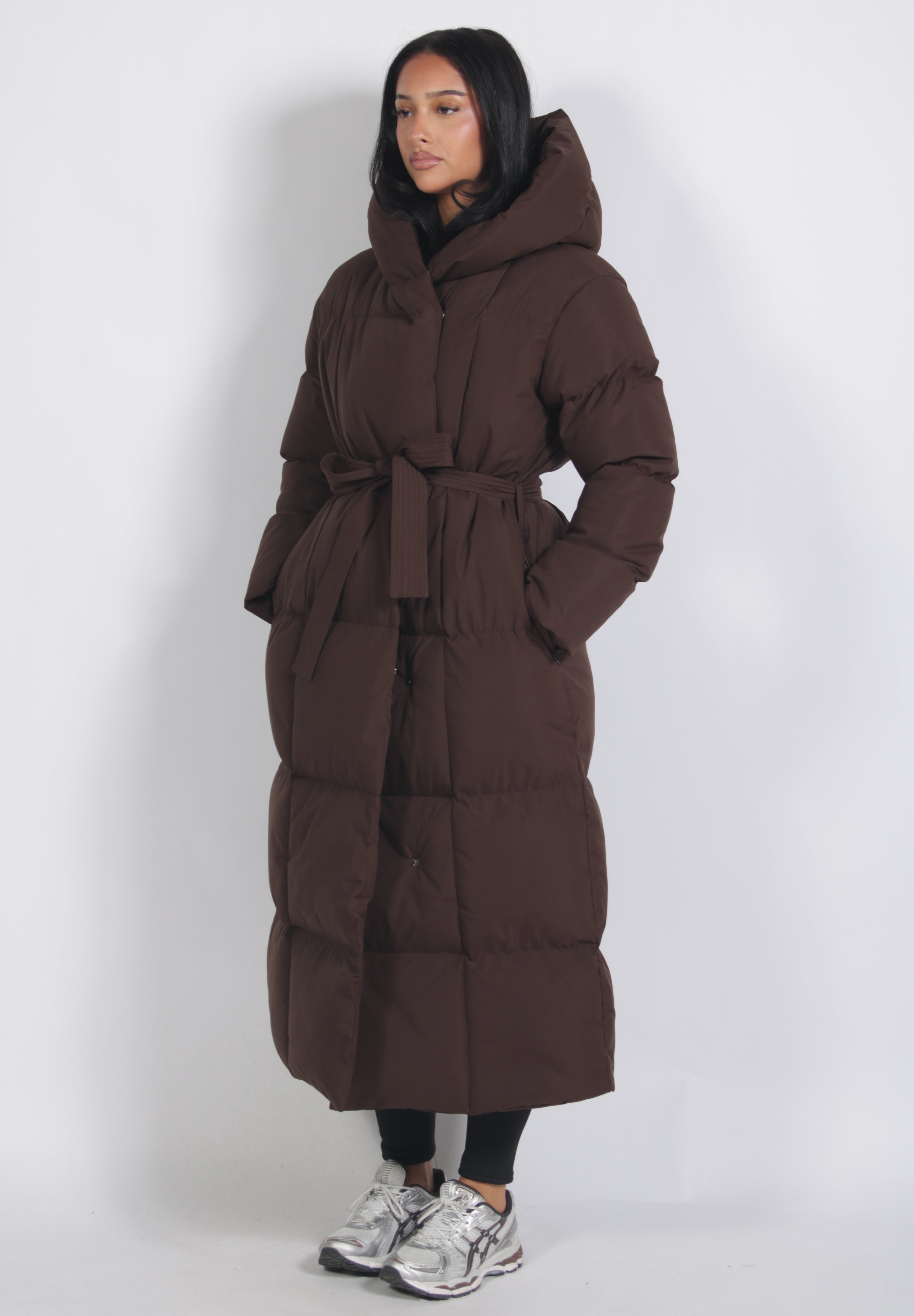 Hooded puffer Brown