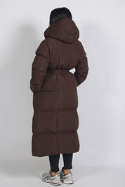 Hooded puffer Brown