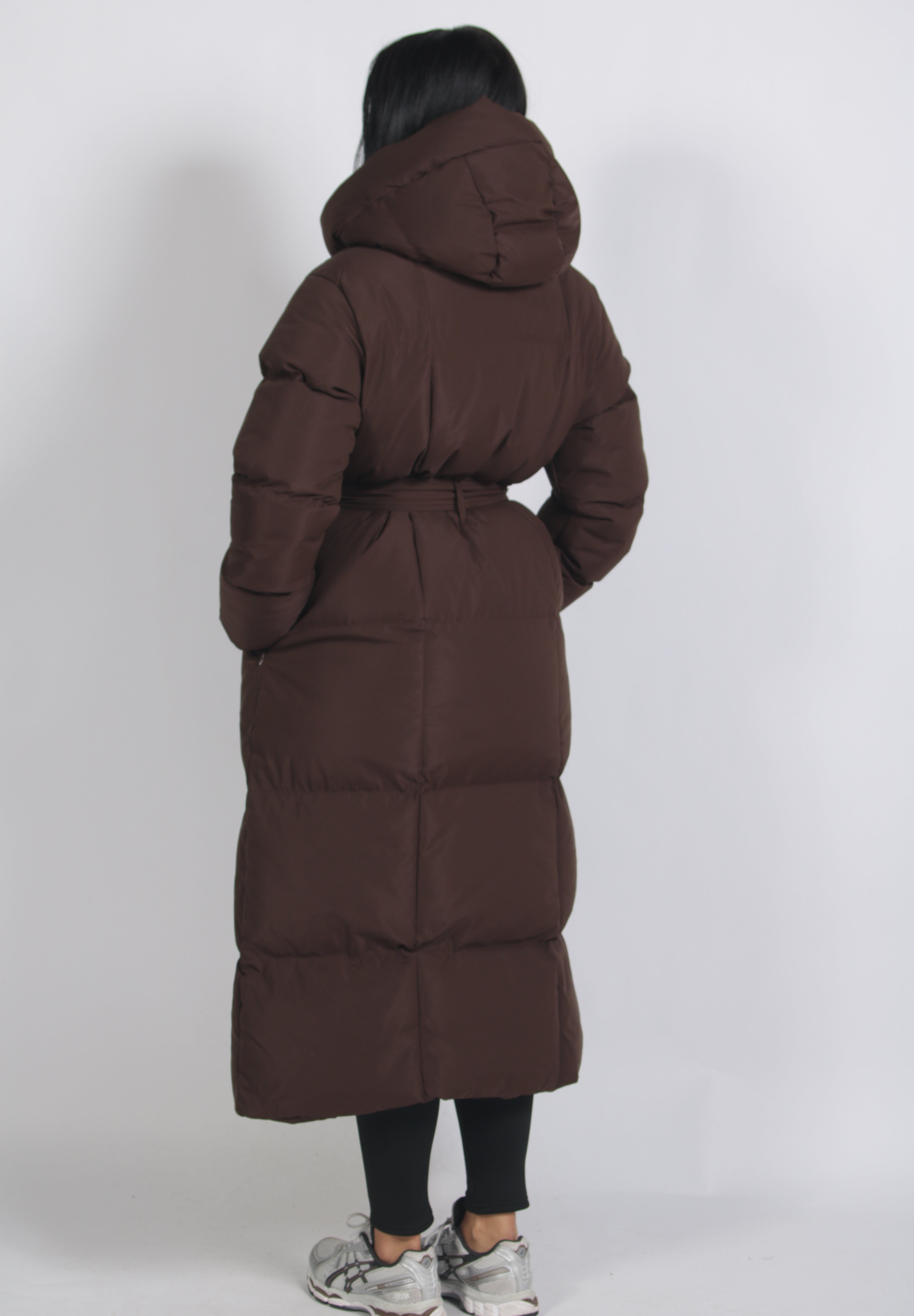 Hooded puffer Brown