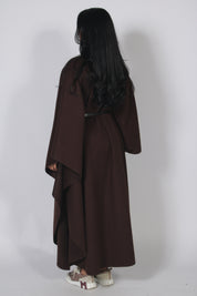Classy cape long Brown