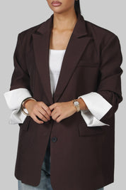 Lena blazer Brown