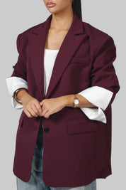Lena blazer Bordeaux