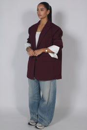 Lena blazer Bordeaux