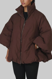 Amaya puffer Brown