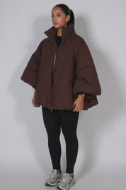 Amaya puffer Brown