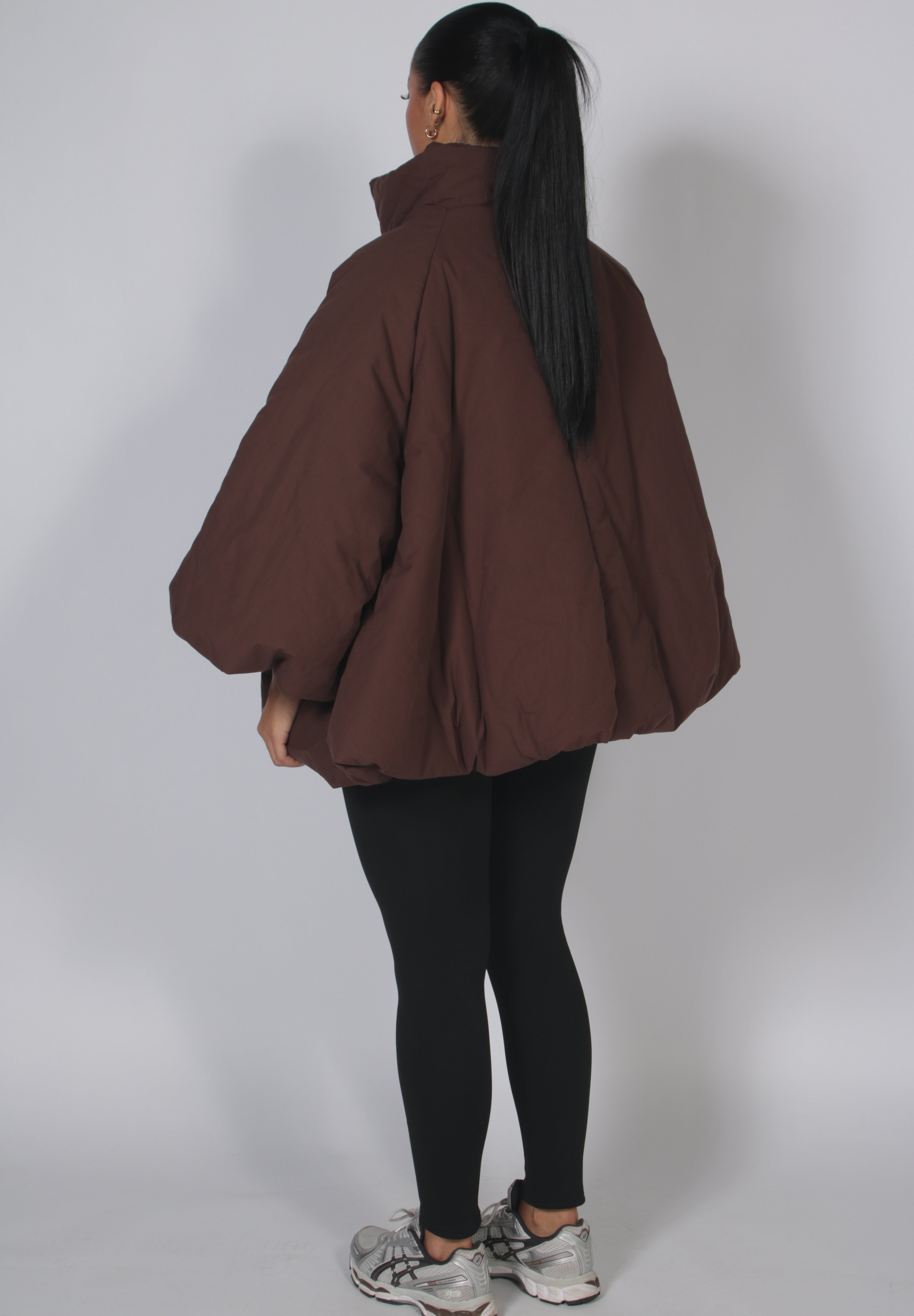 Amaya puffer Brown
