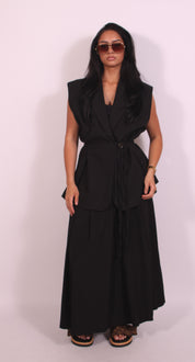 Flutter Skirt Black