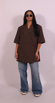 Summer Blazer Brown