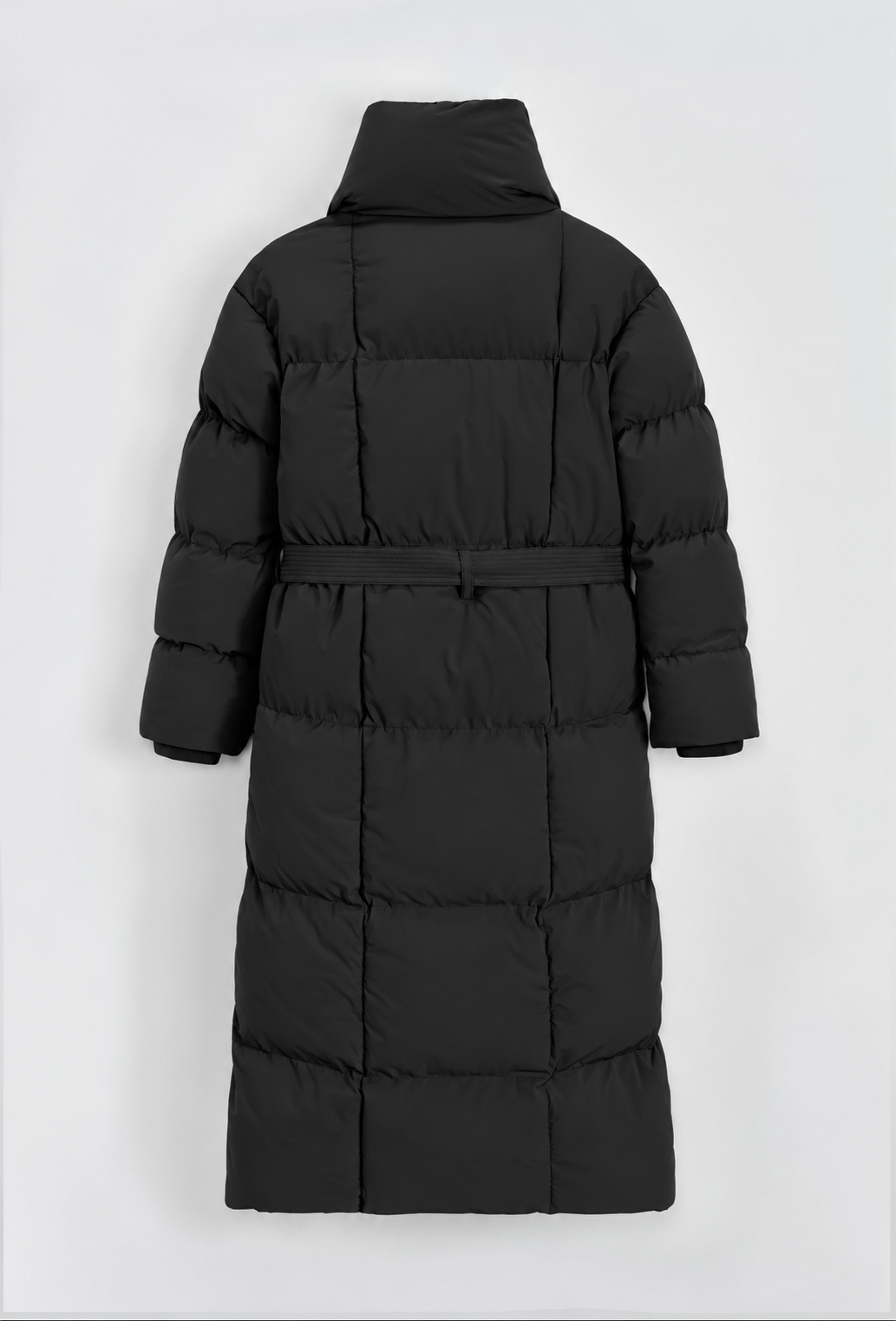 Longline puffer Black