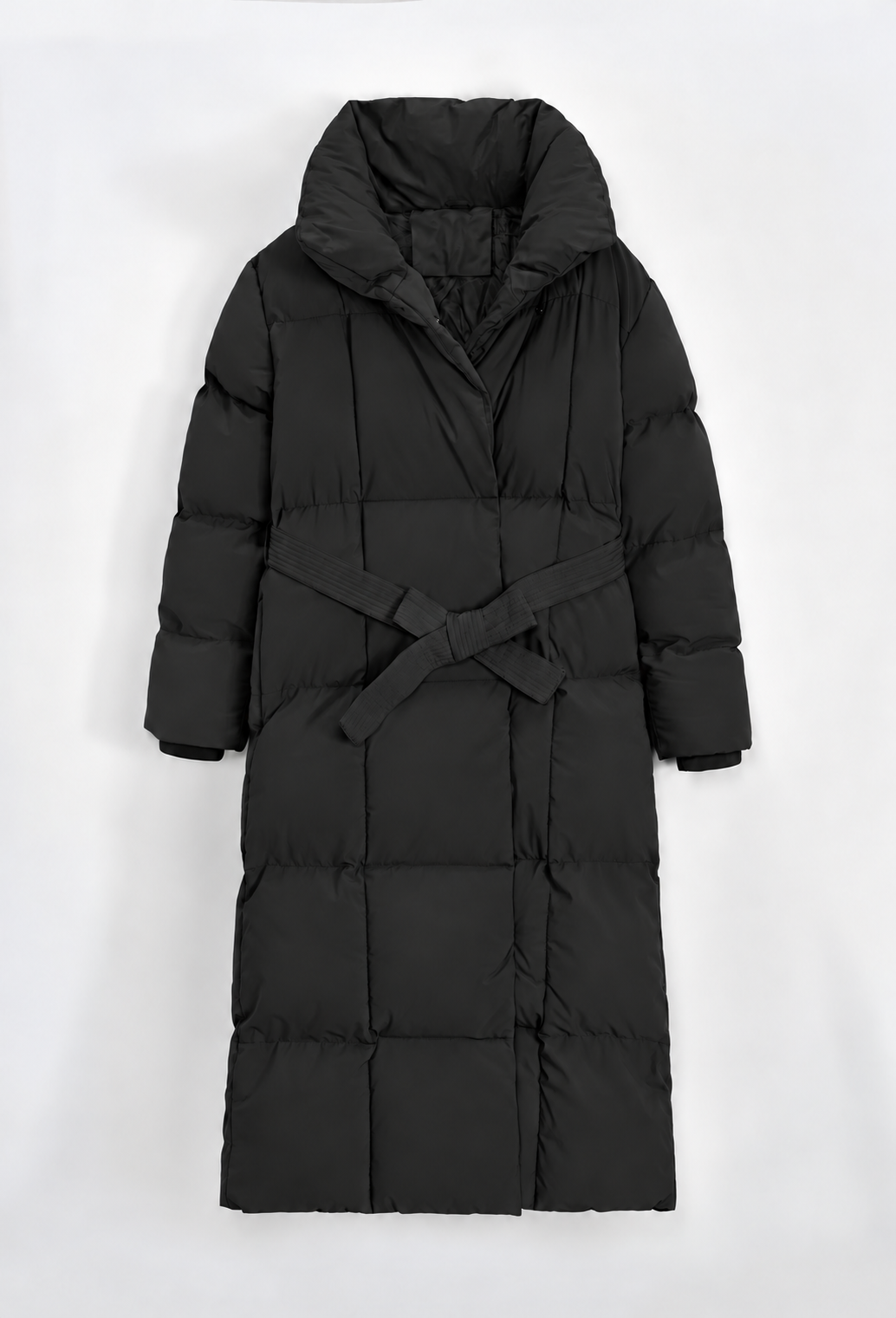 Longline puffer Black