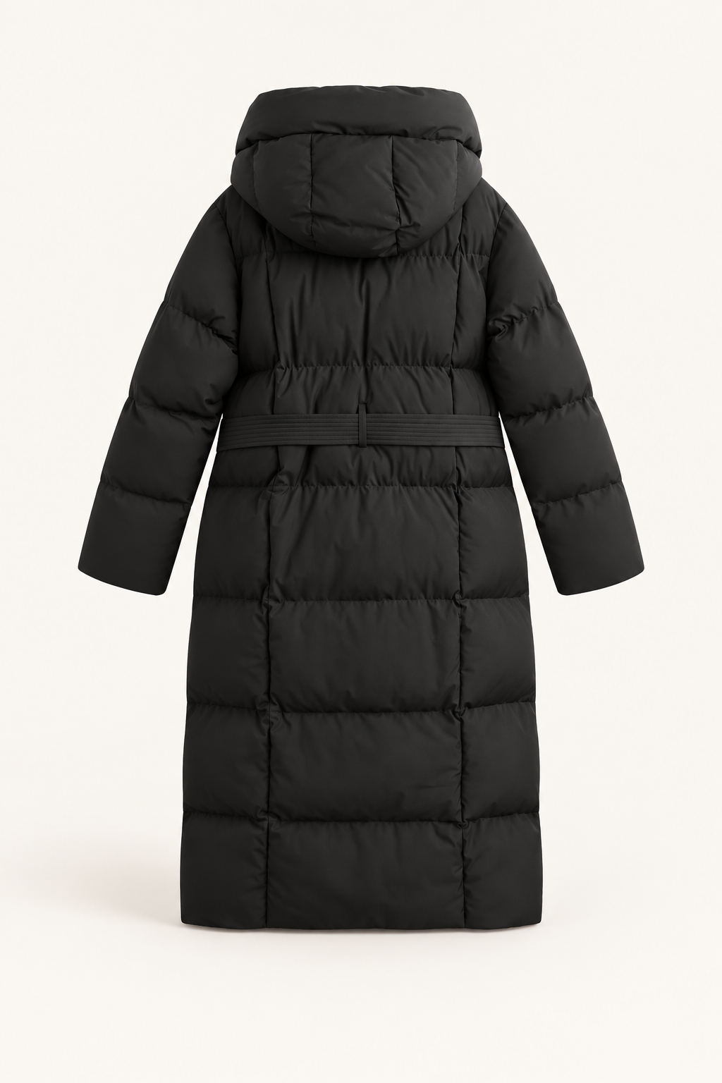 Detachable Hooded puffer Black