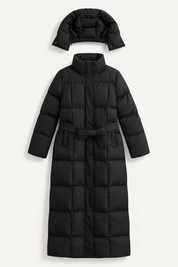 Detachable Hooded puffer Black