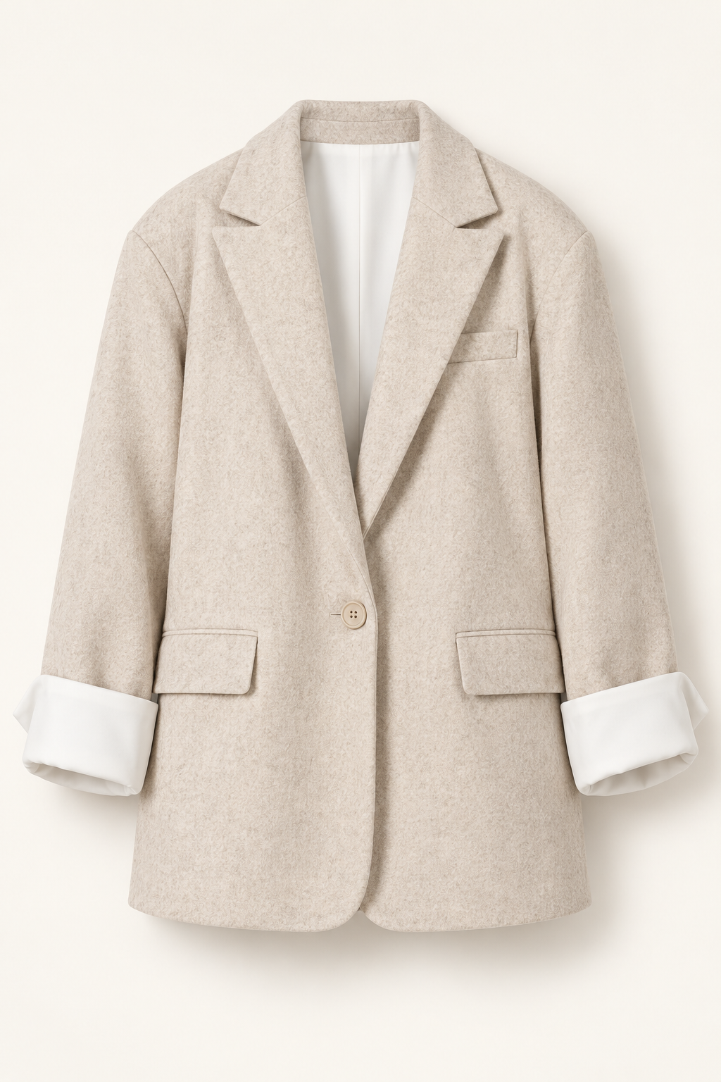 Lena wool blazer Beige