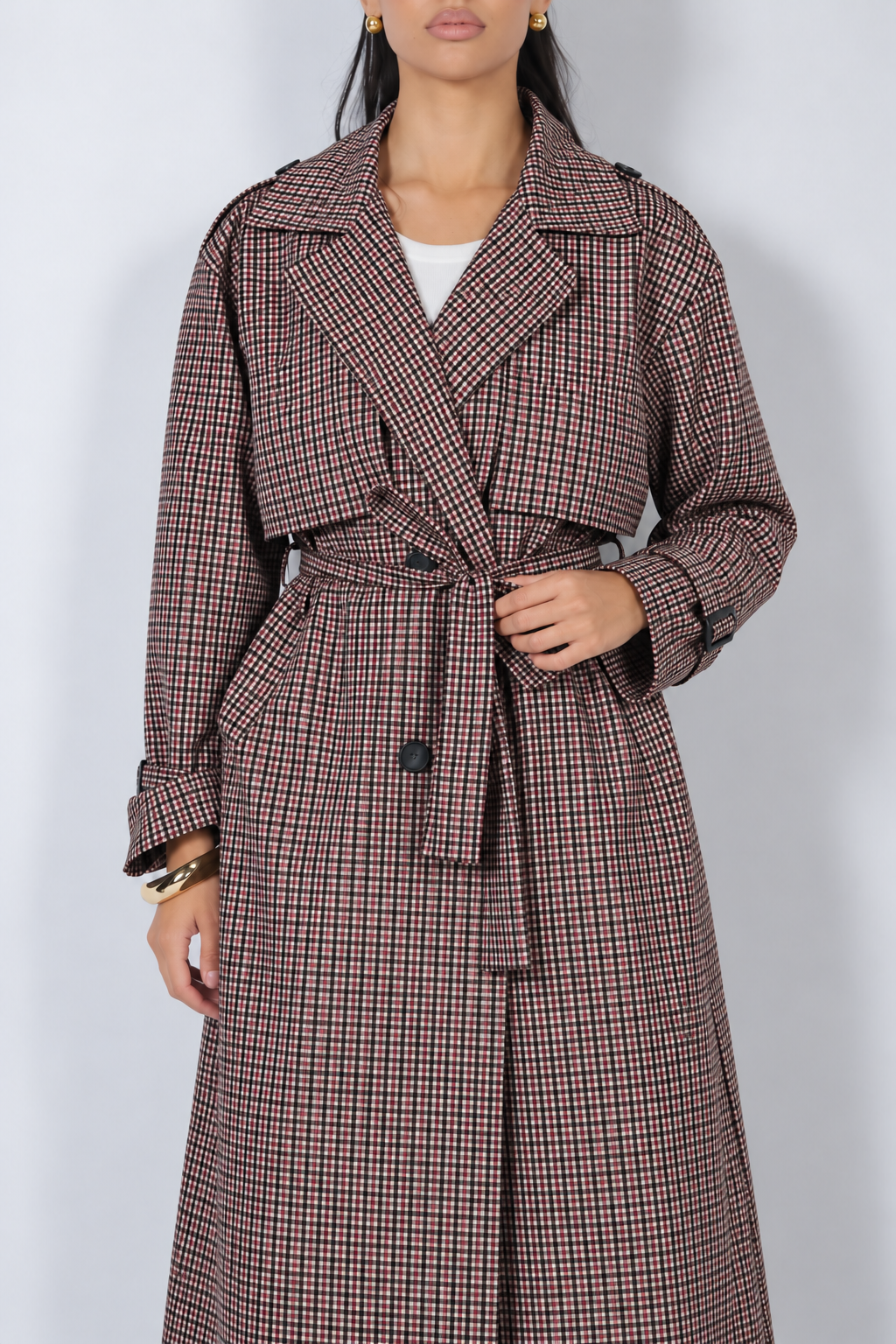 Blair trenchcoat Bordeaux